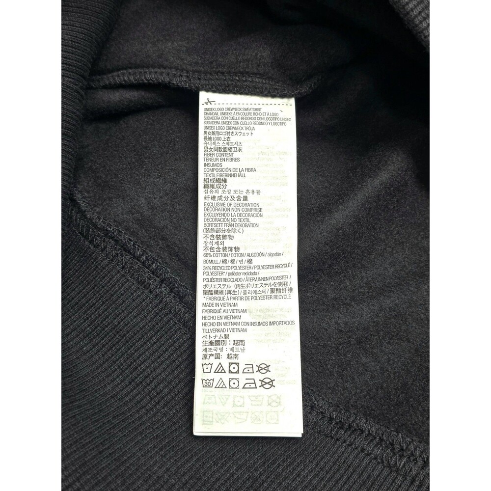 Kirkland Signature Costco Logo Crew Relaxed Black Sweatshirt Men's M, Womens L - Picture 13 of 16